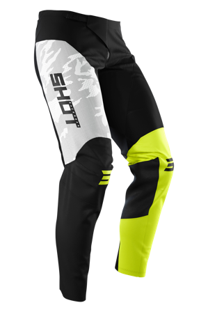 Pantalones de Cross Shot Camo Neón Amarillo Neón/Camuflaje 30