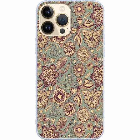 Apple Iphone 14 Pro Max Premium Skal Vintage Flowers