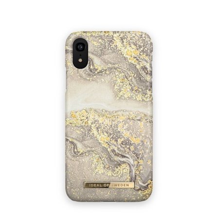 Printed Case iPhone XR Sparkle Greige Marble