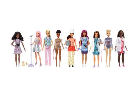 BARBIE Barbie olika yrken - Lyreco - Skola och förskola - Lekmaterial - Dockor