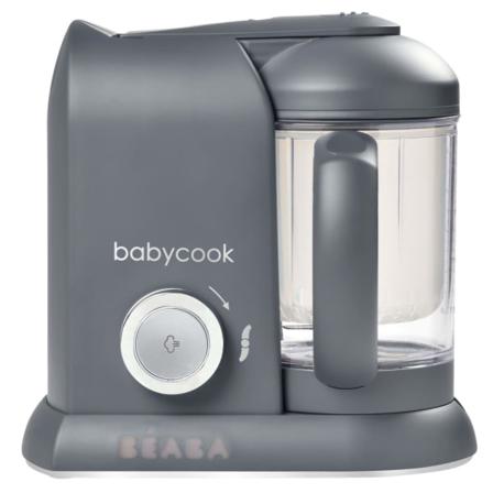Beaba 4-i-1 Barnmatsberedare Babycook Solo 1100 Ml Mörkgrå Grå