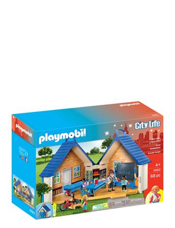 Playmobil City Life Take Along School House - 5662 Toys Playmobil Toys Multi/patterned PLAYMOBIL