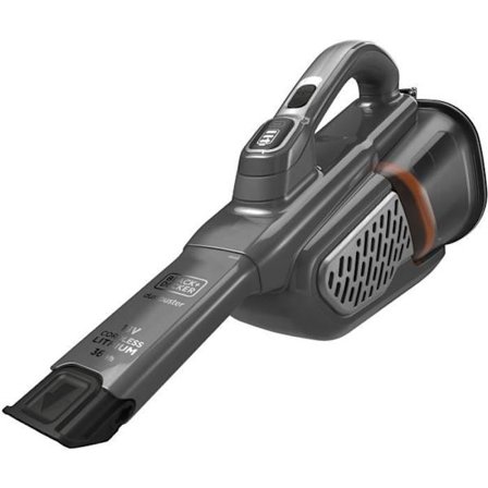 BLACK + DECKER BHHV520JF-QW - Handdammsugare - Dammsugare Litium 18V - 2 hastigheter - Autonomi 40min - Svart silver Titanium