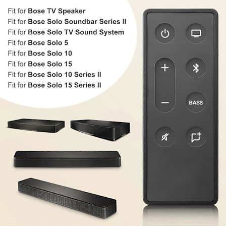 Ny ersättningsfjärrkontroll för Bose TV-högtalare/Bose Solo Soundbar Series II