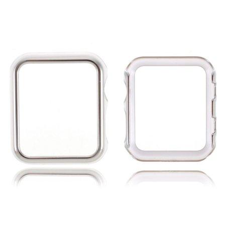 Apple Watch Series 3/2/1 42mm snygg ram - Silver / Vit