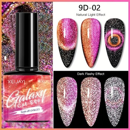 XEIJAYI Rosa Kattöga Gel Nagellack Keramisk Magnetisk Gel UV Semi-permanent Emaljer Lack Nagelmaterial För Professionella Gel