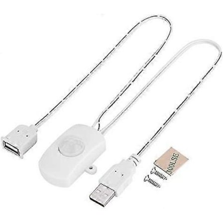 DC 5-24V Mini PIR Bevægelsessensor Switch Hjem LED Belysningssensor Switch. PIR