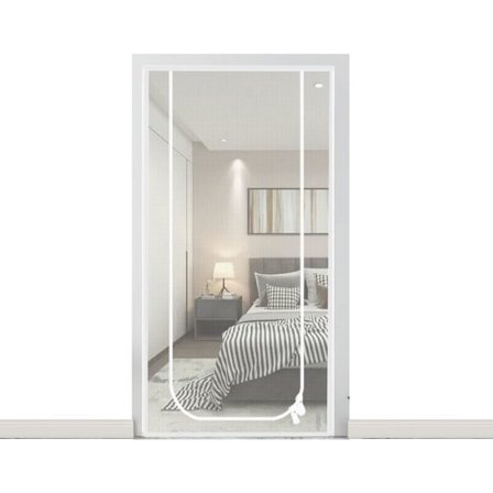 Gardiner Myggenet Lynlås Myggenet Dør 90 Cm X 210 Cm, Myggenet Dør, Myggenet, Balkondør -AD6-