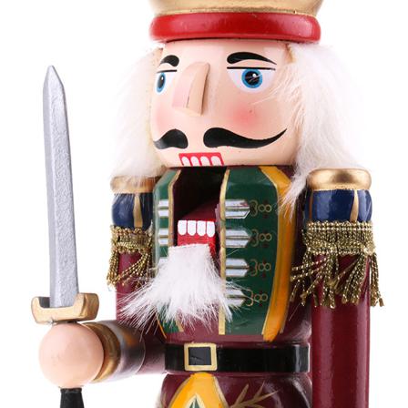 30 Cm Trä Nötknäppare Solider Figurer Modell Puppet Doll Toy Ho