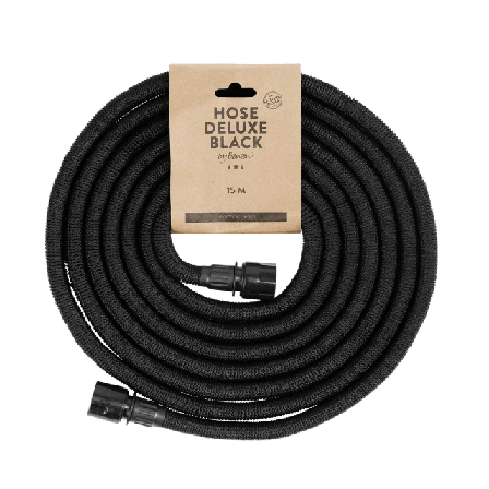 by Benson Trädgårdsslang Deluxe - 15m Dekoration Svart