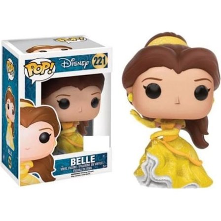 Figur - FUNKO - Belle Ballklänning Sparkle - 10cm - Disney - Exclusive Pop