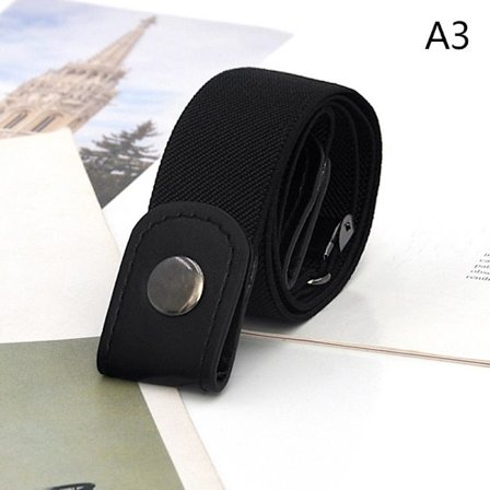 Dame Elastisk latbelte dame uten spenne belte jeans kjole elastisk