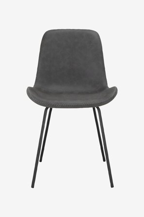 Loft24 - Spisebordsstol Reina, 2 stk. - Grå - Stole - Fra Homeroom