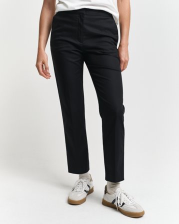 GANT Damen Slim Fit Slacks (42) Schwarz