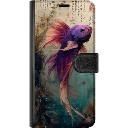 Yhteensopiva Lompakkokotelo Samsung Galaxy A56 Aasialainen Kala Koi Japani Akvaario