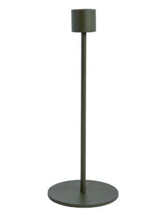 Candlestick 21Cm Home Decoration Candlesticks & Tealight Holders Candlesticks Grønn Cooee Design