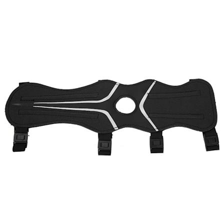 Justerbar armbeskytter i 600D nylon for bueskyting, beskyttende utstyr for recurve-bue (svart)