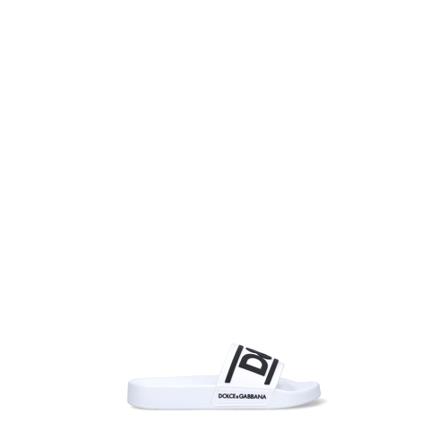 Dolce & Gabbana Sliders vit, Dam Flip-flops, Dam, Storlek: 37 EU