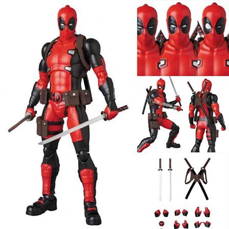 Venom Figur 2 Toy Yamaguchi Röd Massaker Eddie Venom Den Fantastiska Spindelmannen Rörlig Modell Prydnad (MAF082 Deadpool)