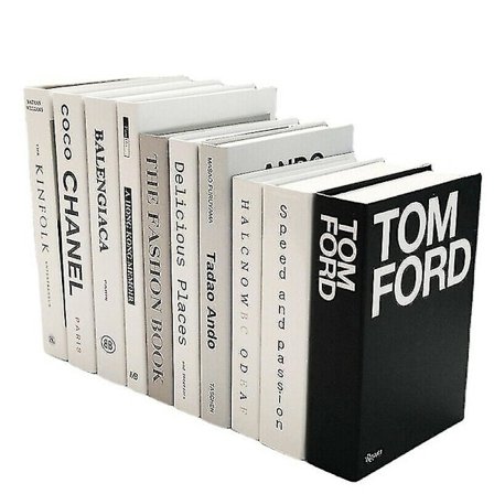 Luksuriøse falske bøger, tilbehør, boligindretning, sofabord, designbøger BH-429