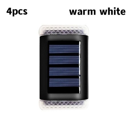 4STK Dørgjerde Vegglys Hagelampe VARM HVIT VARM HVIT