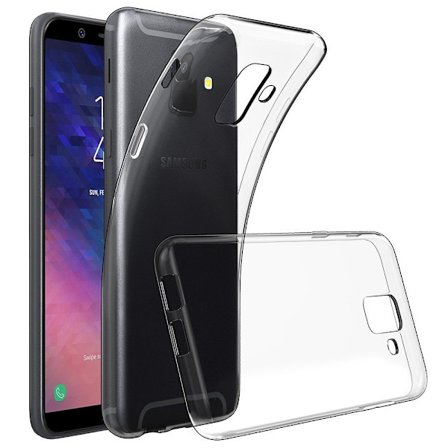 Transparent Silikon TPU-Skal till Samsung A6 2018