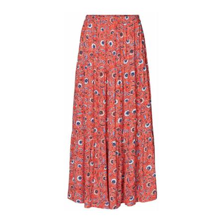 Lolly's Laundry, Bonny Skirt - Flower Print Czerwony, Kobieta, Rozmiar: M