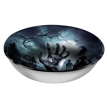 Kyrkogård Skål 27x9cm - Halloween Dekoration - Kalaslagret.se