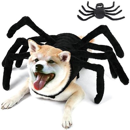 Dog Halloween Costumes- Spider Costume For Halloween Party, For Medium Small Dogs Cats Puppy