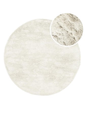 Flossteppe Ember Vit Rundt Lite Oeko-Tex