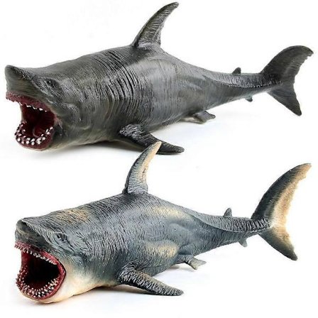 24 cm/36 cm Havlivsmodel Stor Hul Simulation Stor Hvidhaj Megalodon Undervandsverden Dekoration Legetøj