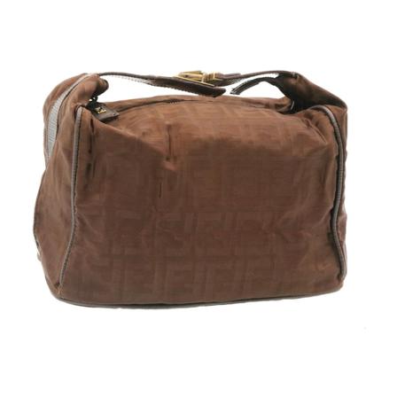 Fendi Vintage, Pre-owned Handbag Bruin, Dames, Maat:ONE Size,nylon