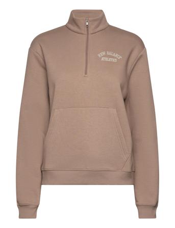 Graphic Quarter Zip Sport Sport Clothing Sport Sweat-shirts & Hoodies Sport Sweat-shirts Brown New Balance