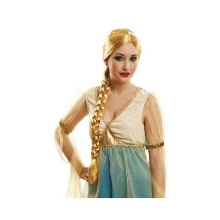 Peruukki - Disfrazzes - Demoiselle Lady - Vaalea letti - Yksi koko - Monivärinen