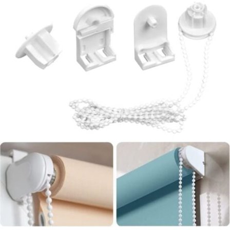 Reservedele til rullegardiner, rullegardinbeslag, 25 mm rullegardinbeslag, rullegardintilbehør Rullegardintilbehør med reparationssæt