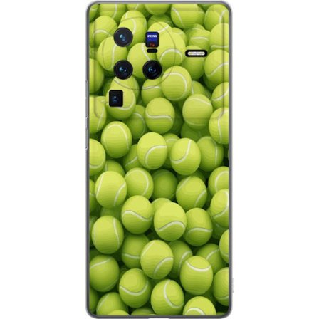 Kompatibel Mobilcover til vivo vivo X80 Pro Mønster af grønne tennisbolde i høj detalje, sporty motiv med gentagende tekstur og stærke farver for