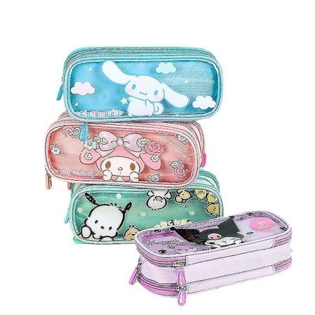 Sanrio Brevpapper Case med stor kapacitet Multi Case Eva Case Multi pennväska för studenter-u