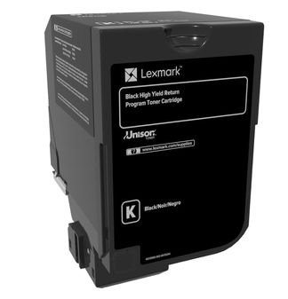 LEXMARK Høy ytelse - svart - original - tonerpatron - LCCP, LRP