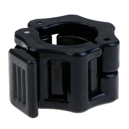 25MM Håndvægt Vægtstang Klemmer Kraver Lås Spænde Fitnessudstyr Sort