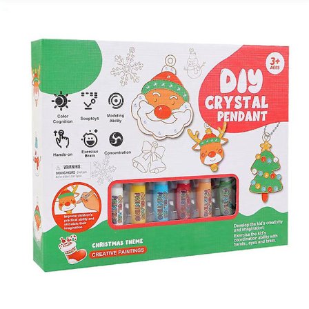 2023 DIY Crystal Paint Arts And Crafts Hängsmycke Set, Kids Diy Crystal Diamond Painting Crafts Kits Present
