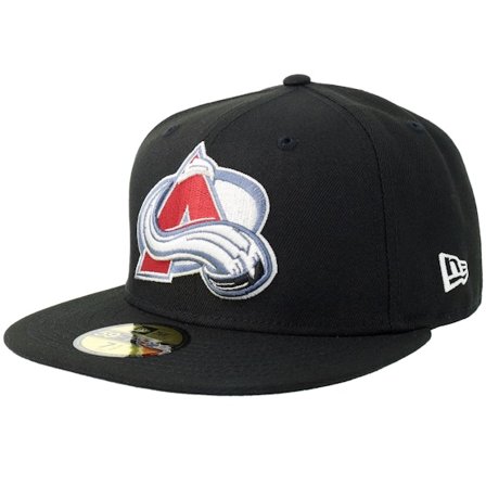 New Era - NHL Musta fitted Lippis - Colorado Avalanche 59FIFTY Black Fitted @ Hatstore