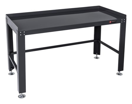 PELA 488462 Arbejdsbord med justerbare fødder og kantbeskyttelse, Garageindretning & opbevaring