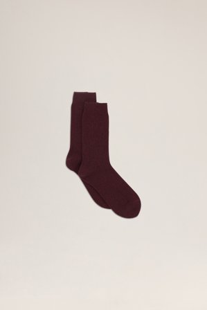NN07 Sock One Socks male Red Wool Blend