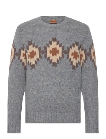 Mos Mosh Gallery Mmgbarry Autumn Knit Grå
