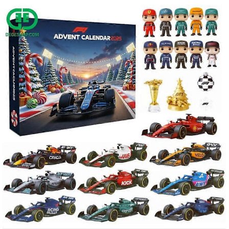 F1 Racing Advents Nedtællings Julekalender Blind Box