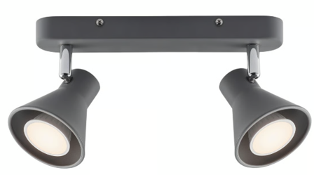 Nordlux Eik 45770110 Spotlight Grå, Belysning