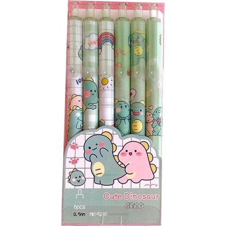 IC Söta pennor svart bläck 0,5 mm gelpennor Nice Kawaii Office School Style 1