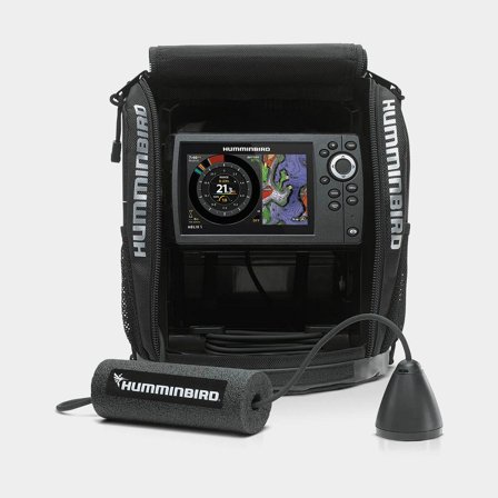 Traceur Humminbird HELIX 5 CHIRP GPS G3 Ice Pack, 5" + XI 9 1521 sonde pour glace (CHIRP) + sac de transport