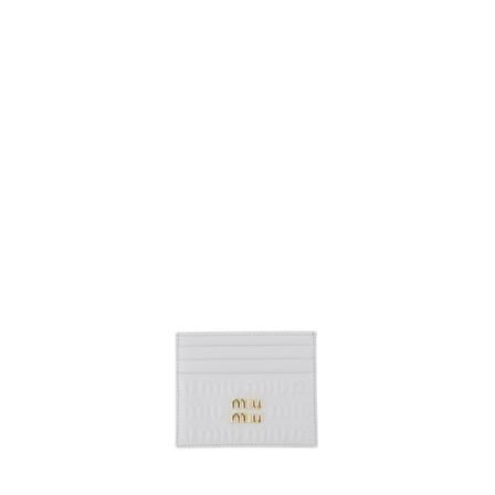 Miu Miu, Wallets & Cardholders Szary, Kobieta, Rozmiar: ONE Size