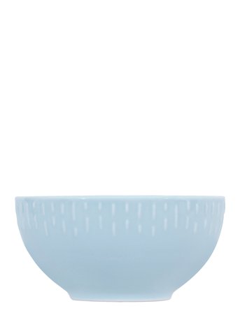 Confetti Aqua Skål M/Relief Porcelæn 14 Cm. Blue Aida